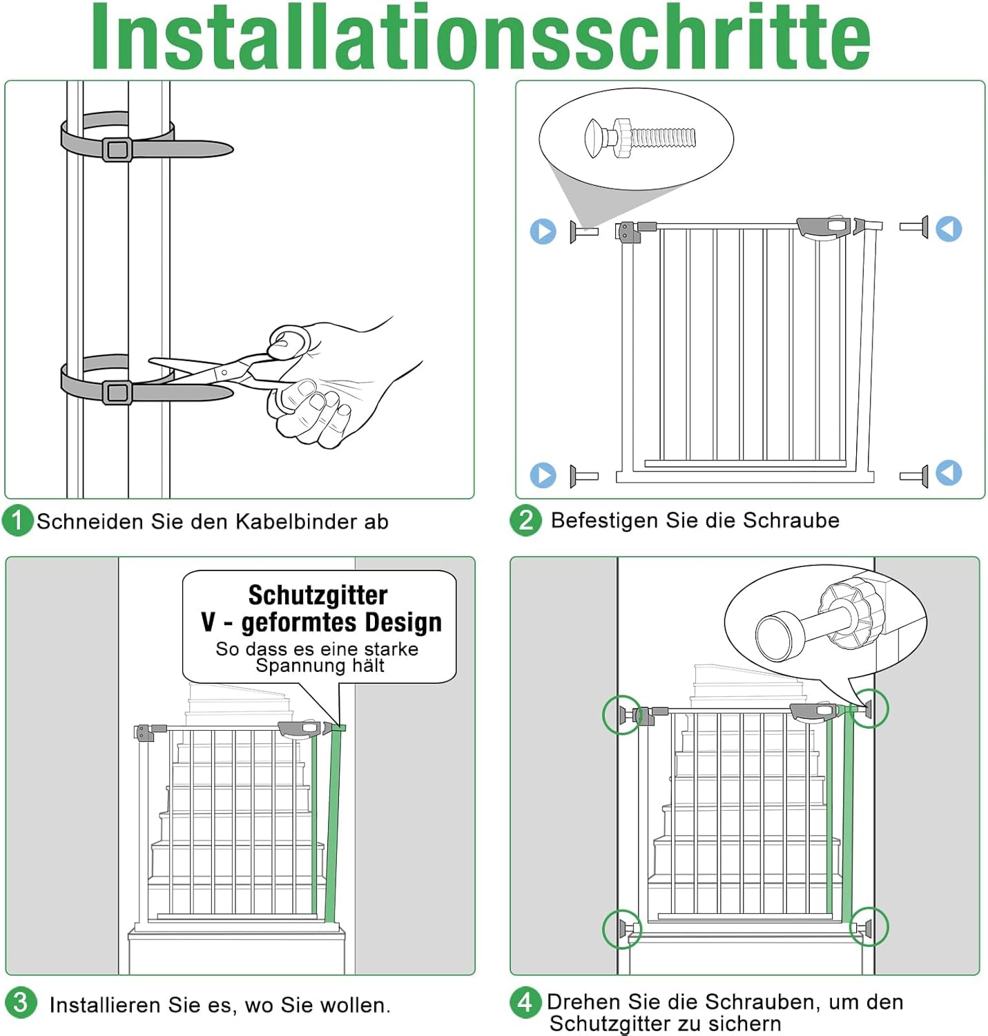 Thumbnail 5 de UISEBRT Türschutzgitter 85–95 cm breit