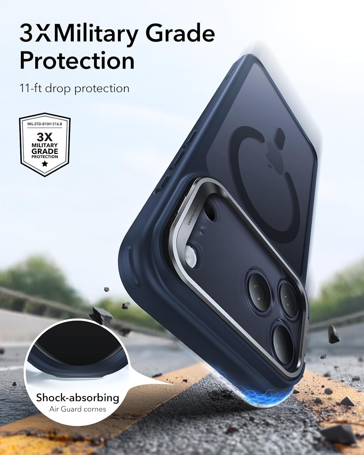 Thumbnail 4 de ESR iPhone 17 Pro Max Case with Stash Stand and MagSafe Compatibility