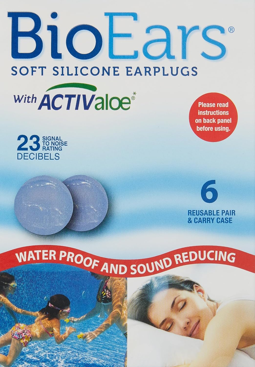 Detalle de BioEars BioEars earplugs with 22 SNR