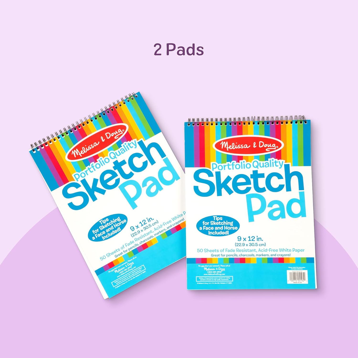 Thumbnail 6 de Melissa & Doug Sketch Pad 9x12 🎨