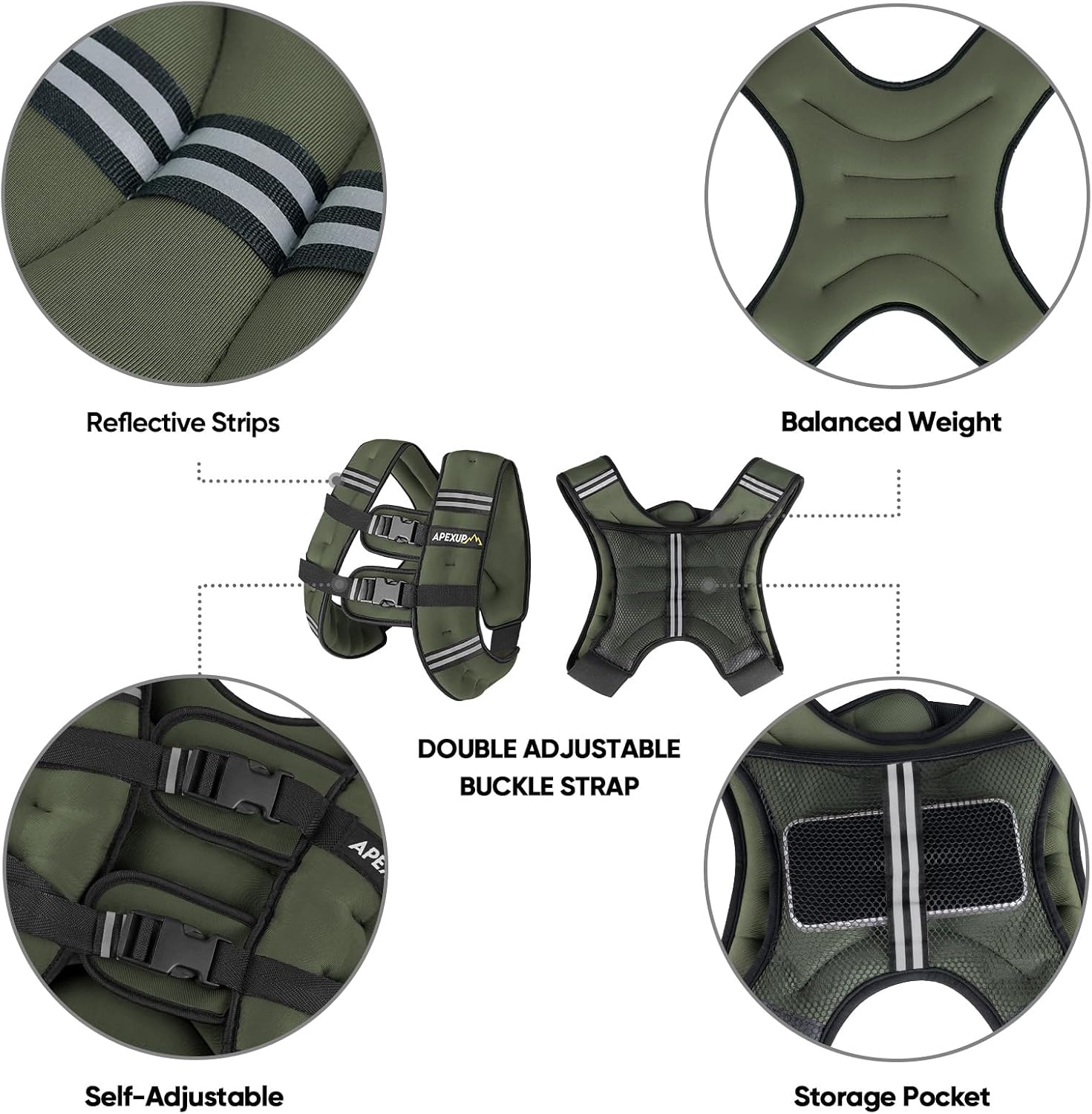 Detalle 2 de APEXUP Weighted Vest