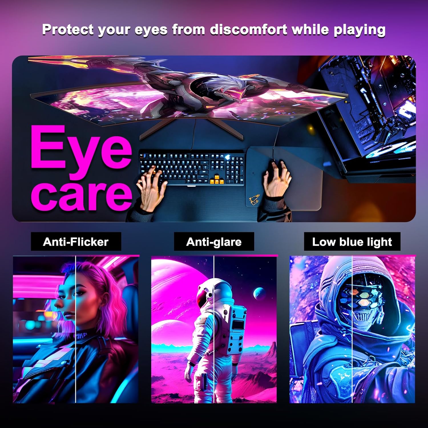 Thumbnail 6 de Minifire MFG24C1 24in Curved Gaming Monitor 180Hz