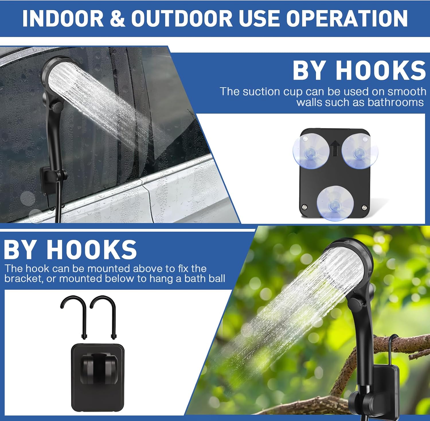 Thumbnail 6 de MIAOKE Portable Camping Shower 7800mAh