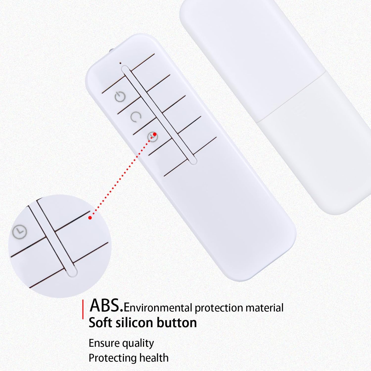 Thumbnail 5 de TCNOUMT Replacement Remote Control for Shinebella Senelux Oscillating Wall Mount Small Fan (White)