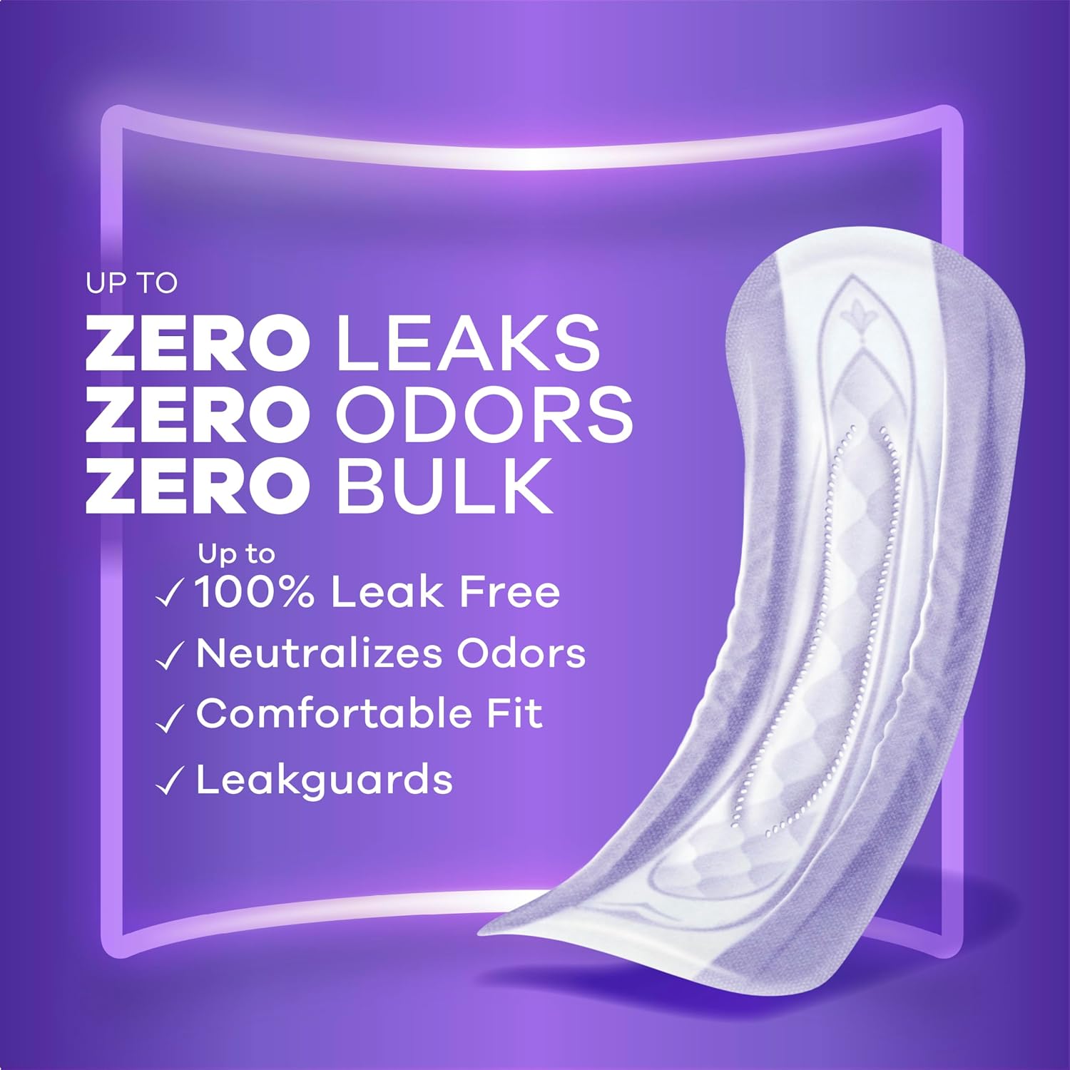 Detalle 2 de Always Discreet Moderate Absorbency Long Pads 162 count 🩲