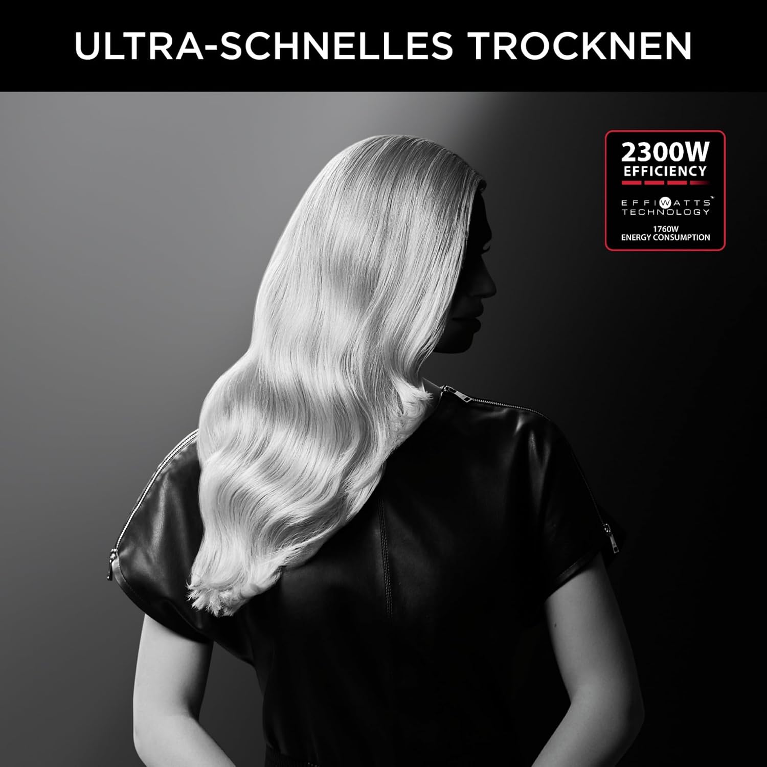Detalle de Rowenta x Karl Lagerfeld CV581L Studio Dry Haartrockner – Präzision, Stil und Effizienz