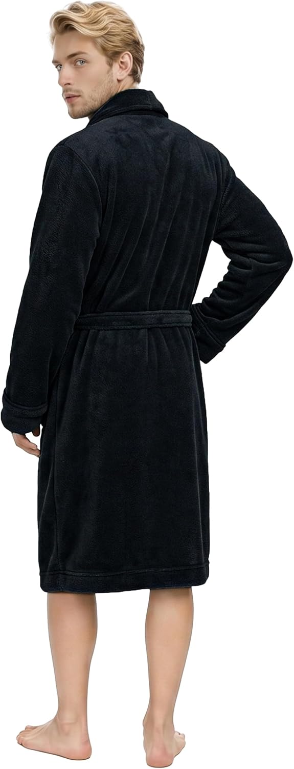 Detalle 2 de NY Threads Robe de chambre col chĂąle pour homme đ