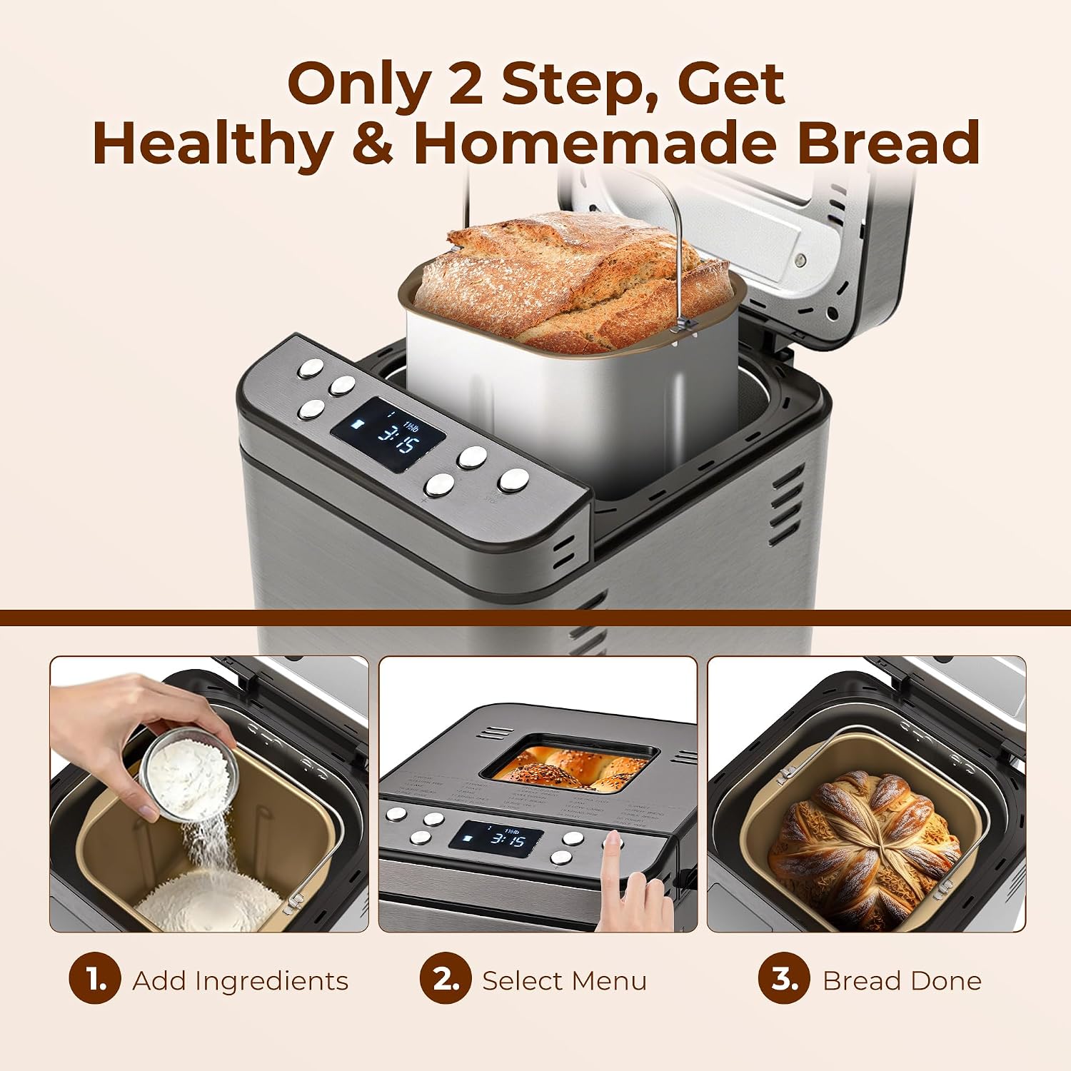 Detalle de Rosewill bread maker, 2 lb