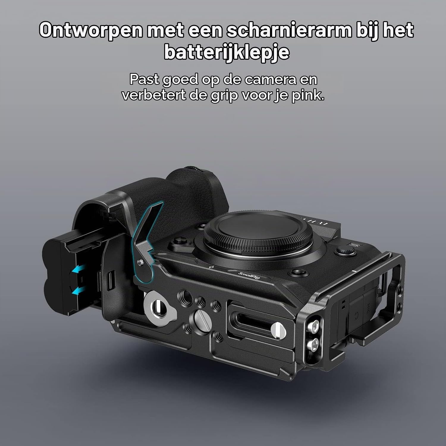 Detalle 2 de SMALLRIG 3928B L-beugel voor FUJIFILM X-H2S met Arca-Swiss-plaat