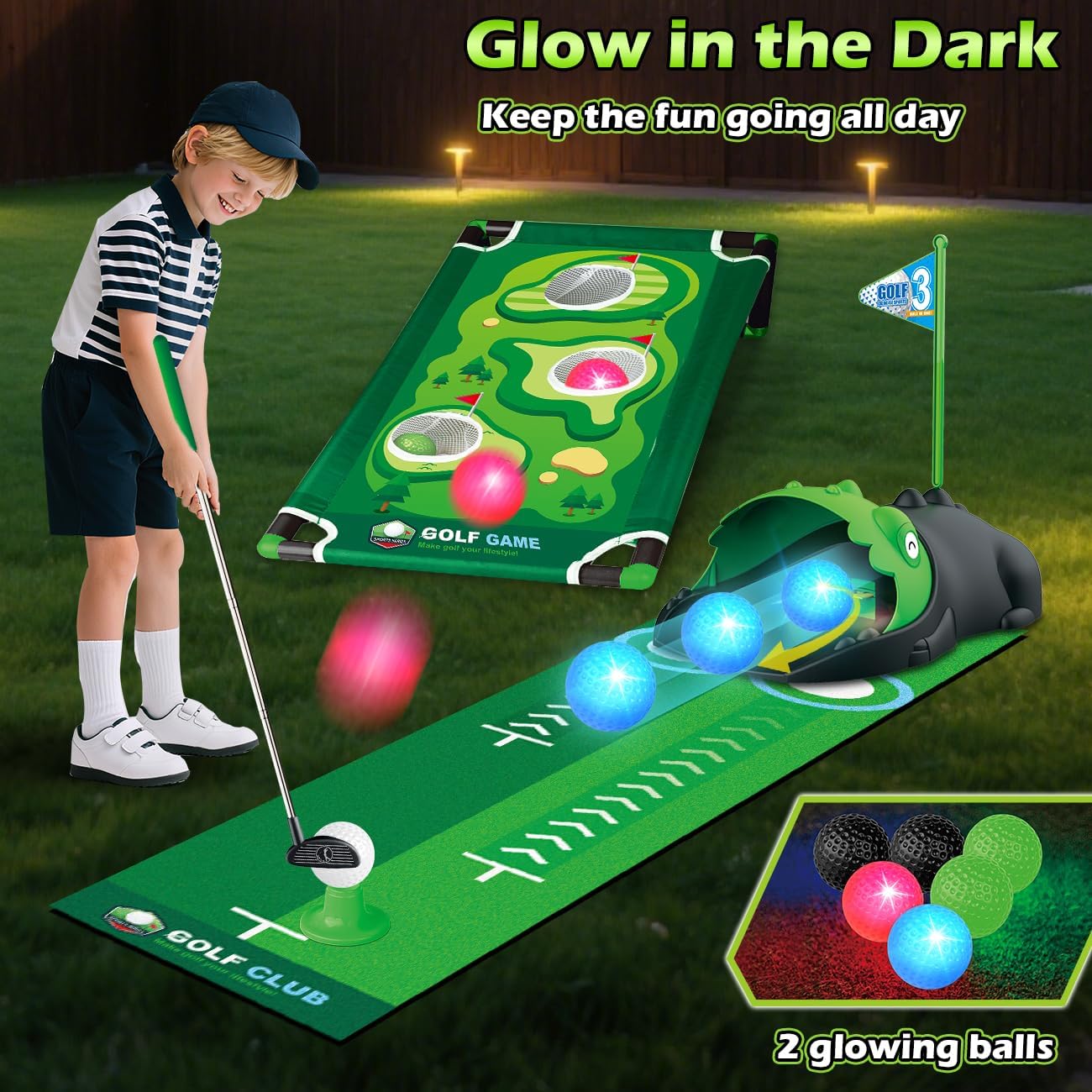 Detalle de TERRAMUS set golf enfants 3 en 1