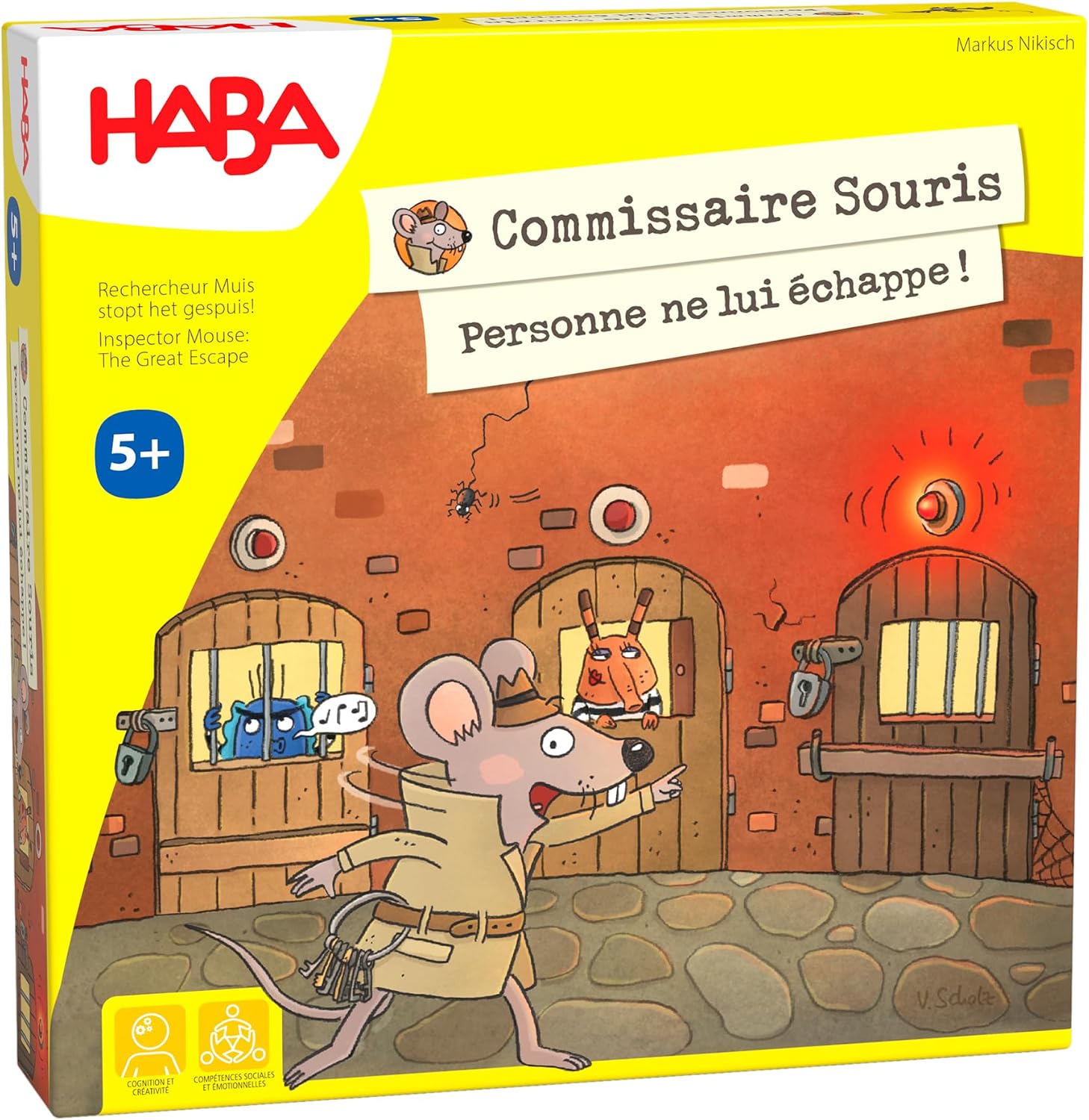 Detalle de HABA Commissaire Souris jeu mémoire 6+ 🎲