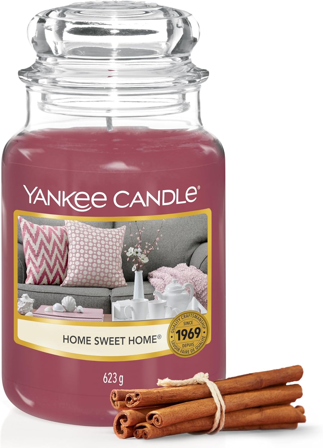 Detalle de Yankee Candle Home Sweet Home large jar