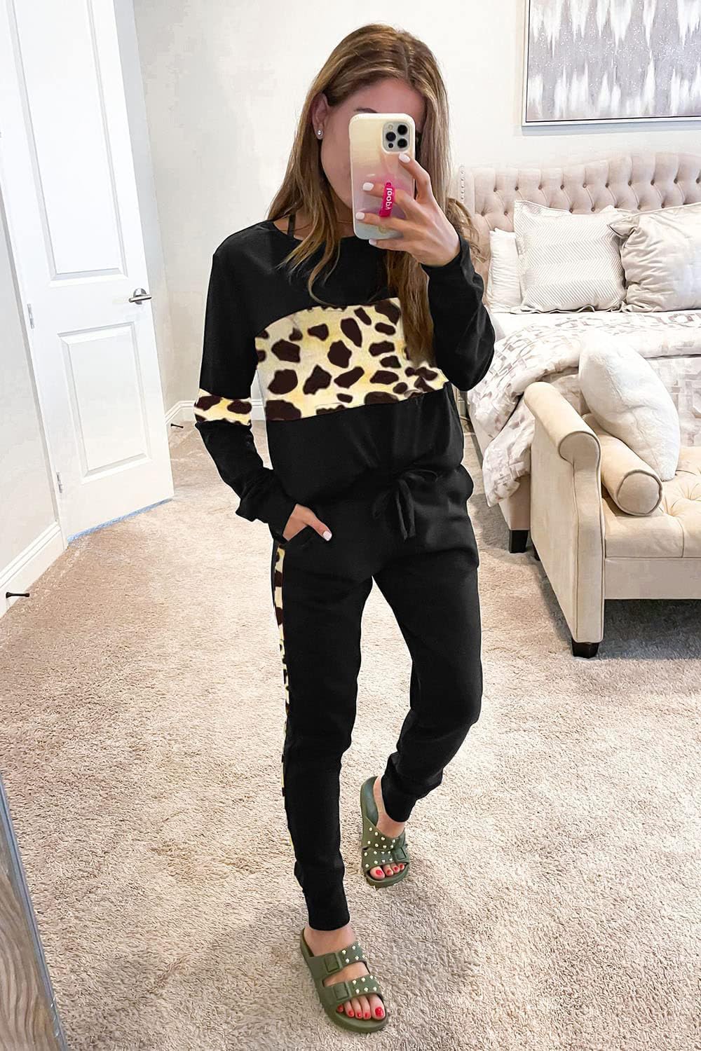 Thumbnail 2 de PRETTYGARDEN 2026 Lounge Set long sleeve top and pants