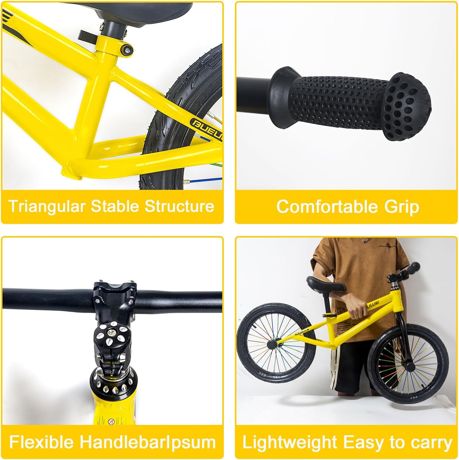 Thumbnail 5 de GASLIKE Bicicleta sin pedales 16 pulgadas para niños