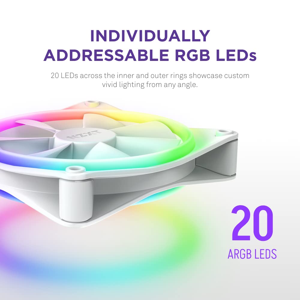 Thumbnail 2 de NZXT F120 RGB Duo Triple Pack 120 mm