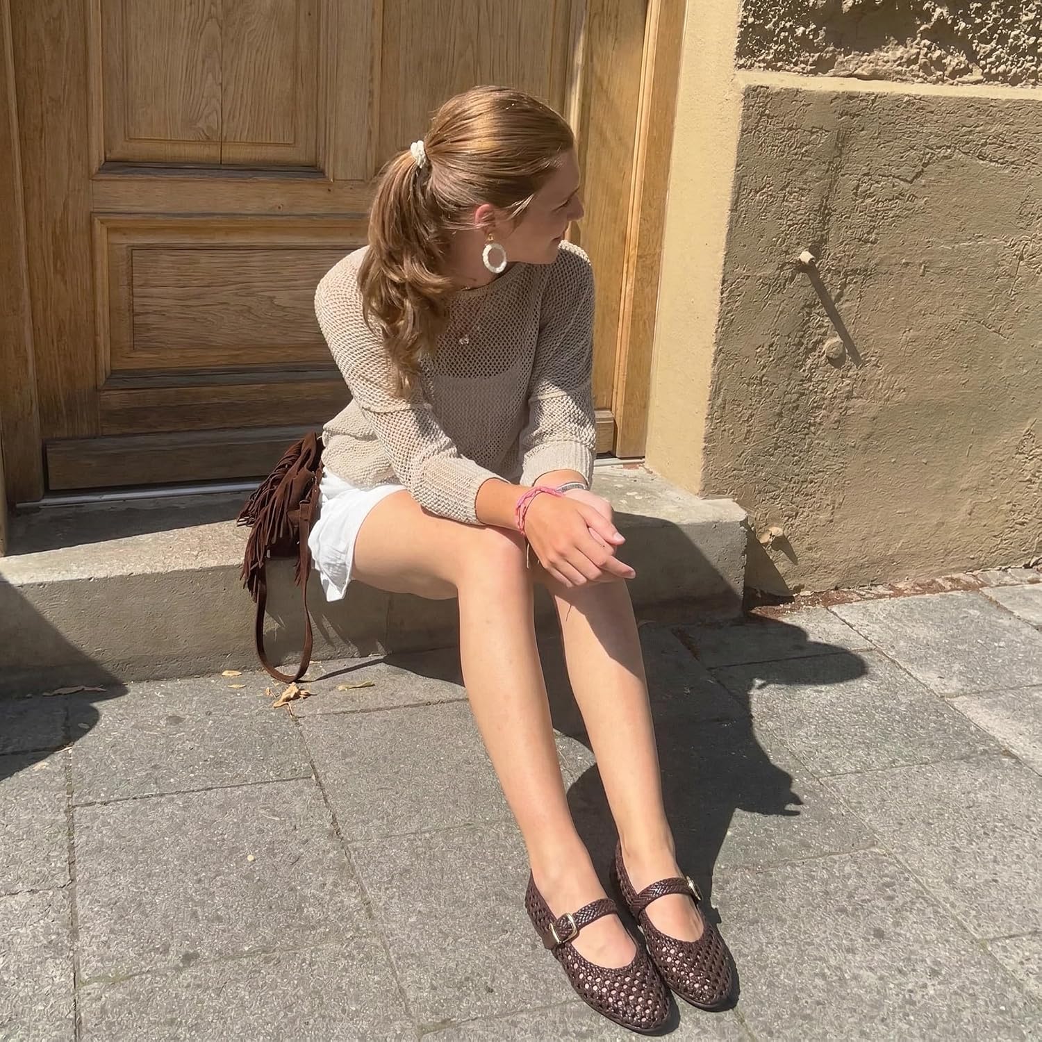Thumbnail 5 de CUSHIONAIRE Mary Jane Flats with Memory Foam