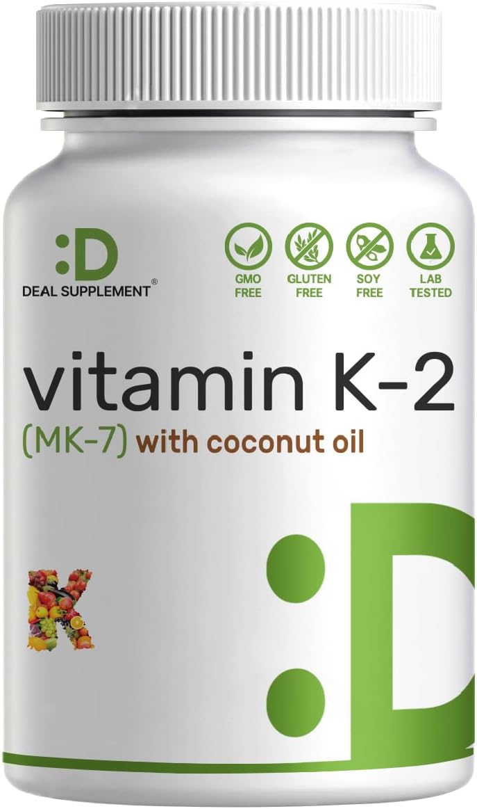 Detalle de DEAL SUPPLEMENT Vitamin K2 Softgels, 240 Count