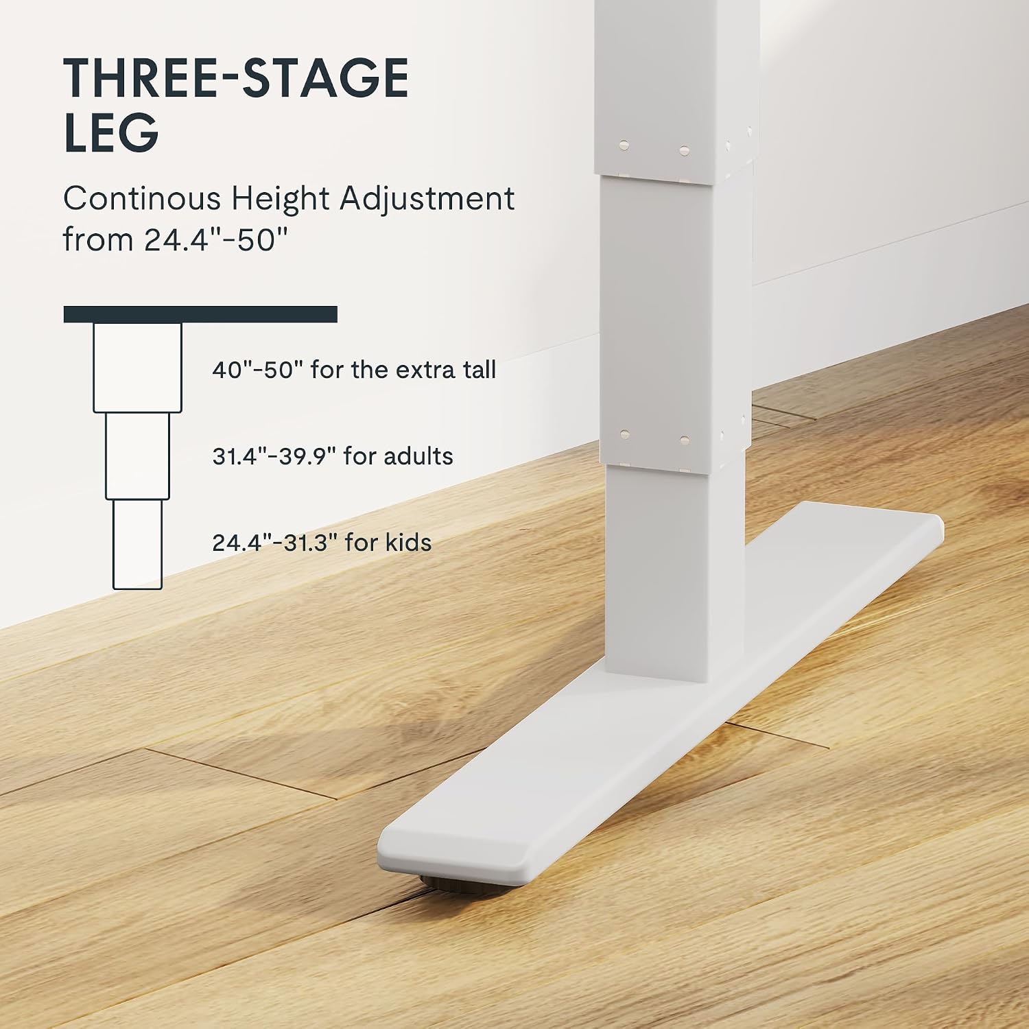 Detalle de FLEXISPOT Standing Desk, Bamboo