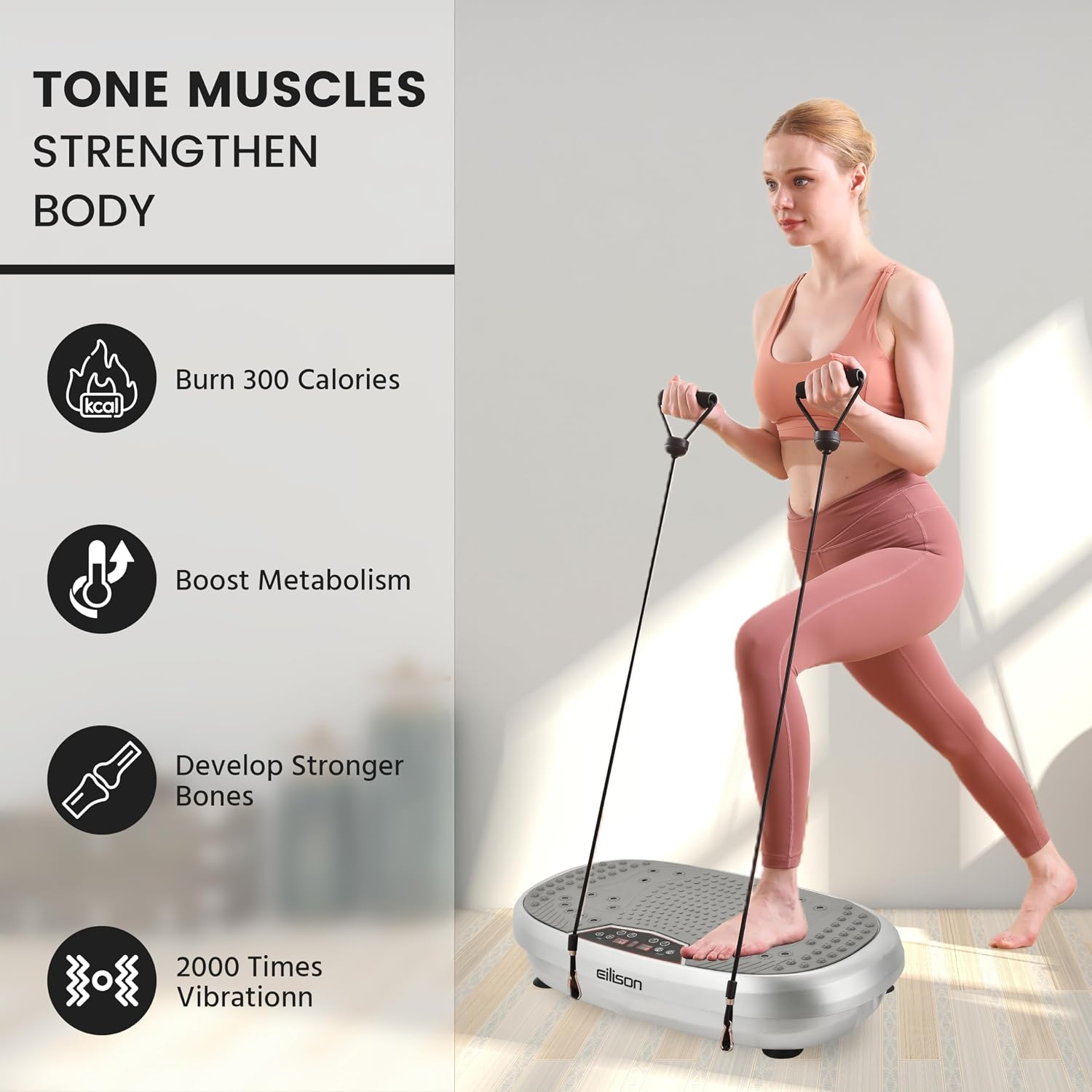 Thumbnail 4 de EILISON FitMaxx 3D XL Vibration Plate for Weight Loss
