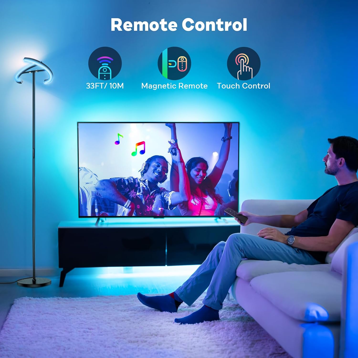 Thumbnail 3 de SIBRILLE RGB Floor Lamp with Remote Control