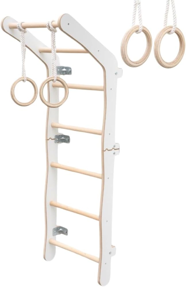 Detalle de MAMOI Escalera de Pared Yarnwood 40 kg 🧗