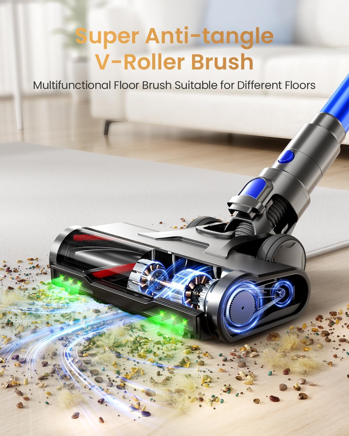 Detalle de PKWIST Cordless Stick Vacuum S18