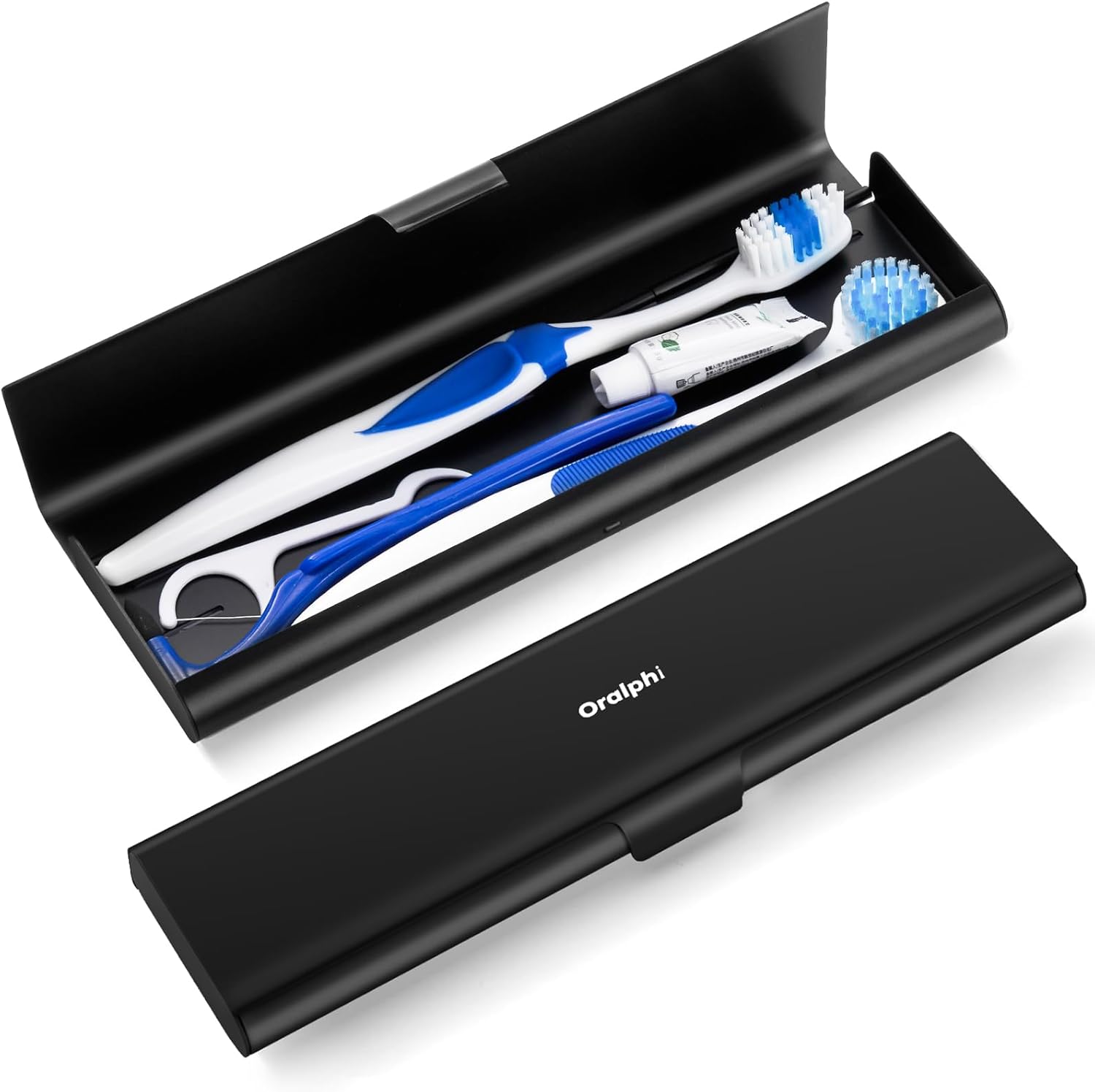 Detalle de Oralphi Wider Aluminum Travel Case for Toothbrushes