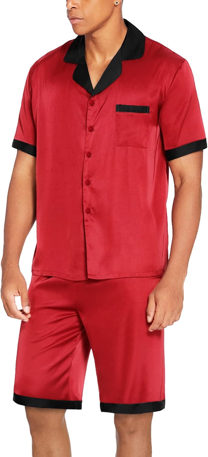 Thumbnail 6 de Ekouaer Men's Satin Pajama Set