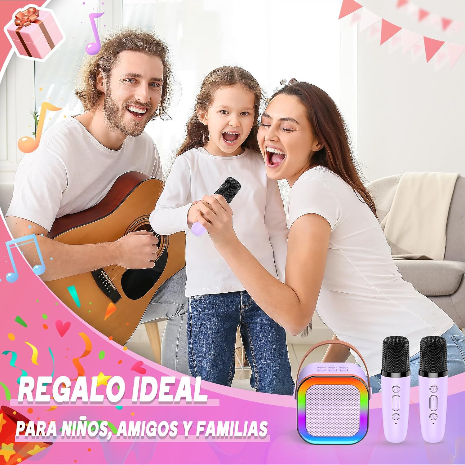 Thumbnail 4 de Dislocati Microfono Karaoke Infantil 2 unidades