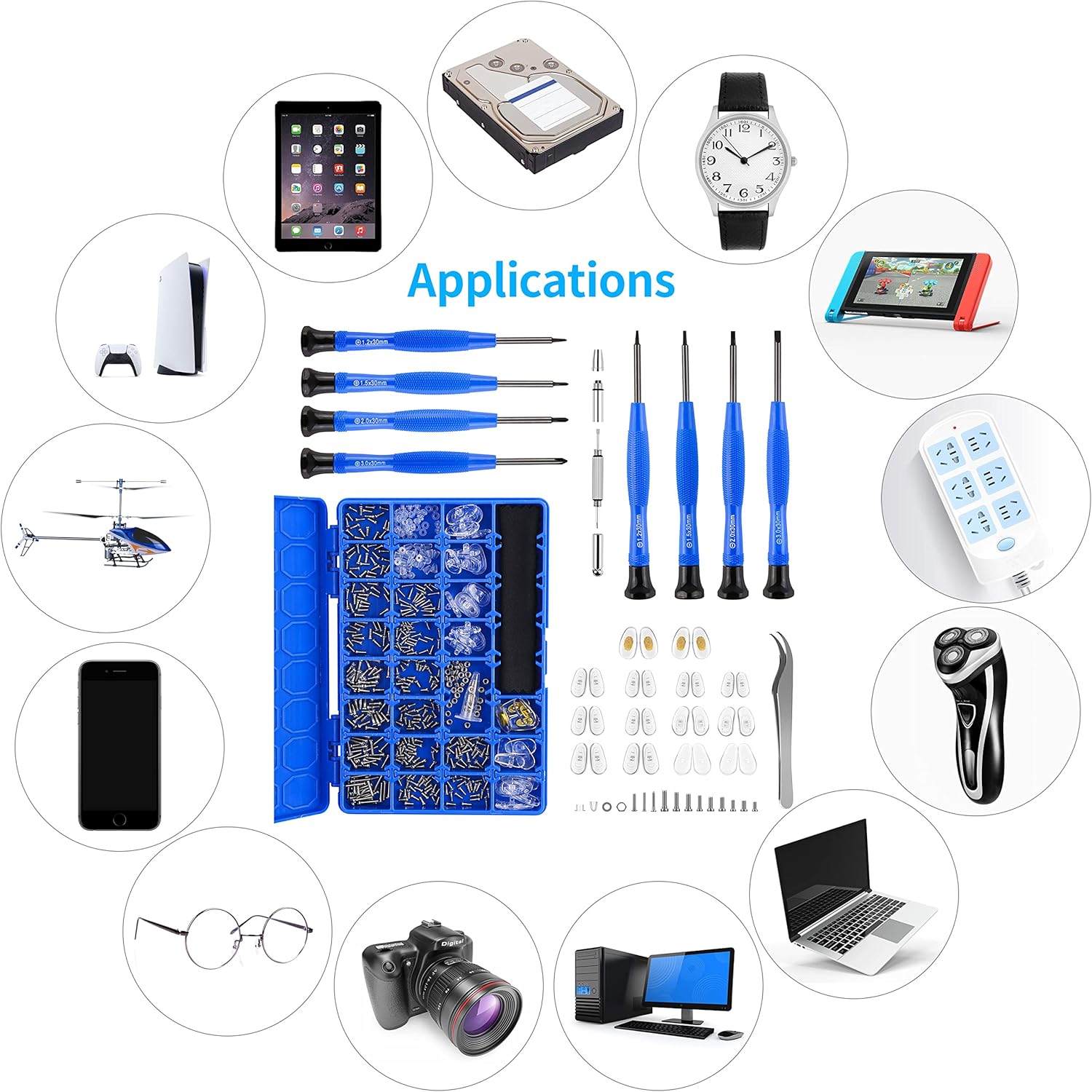 Thumbnail 6 de Upgrade Version Magnetic Eye Glass Repairing Kit โ Repair Kit ๐ถ