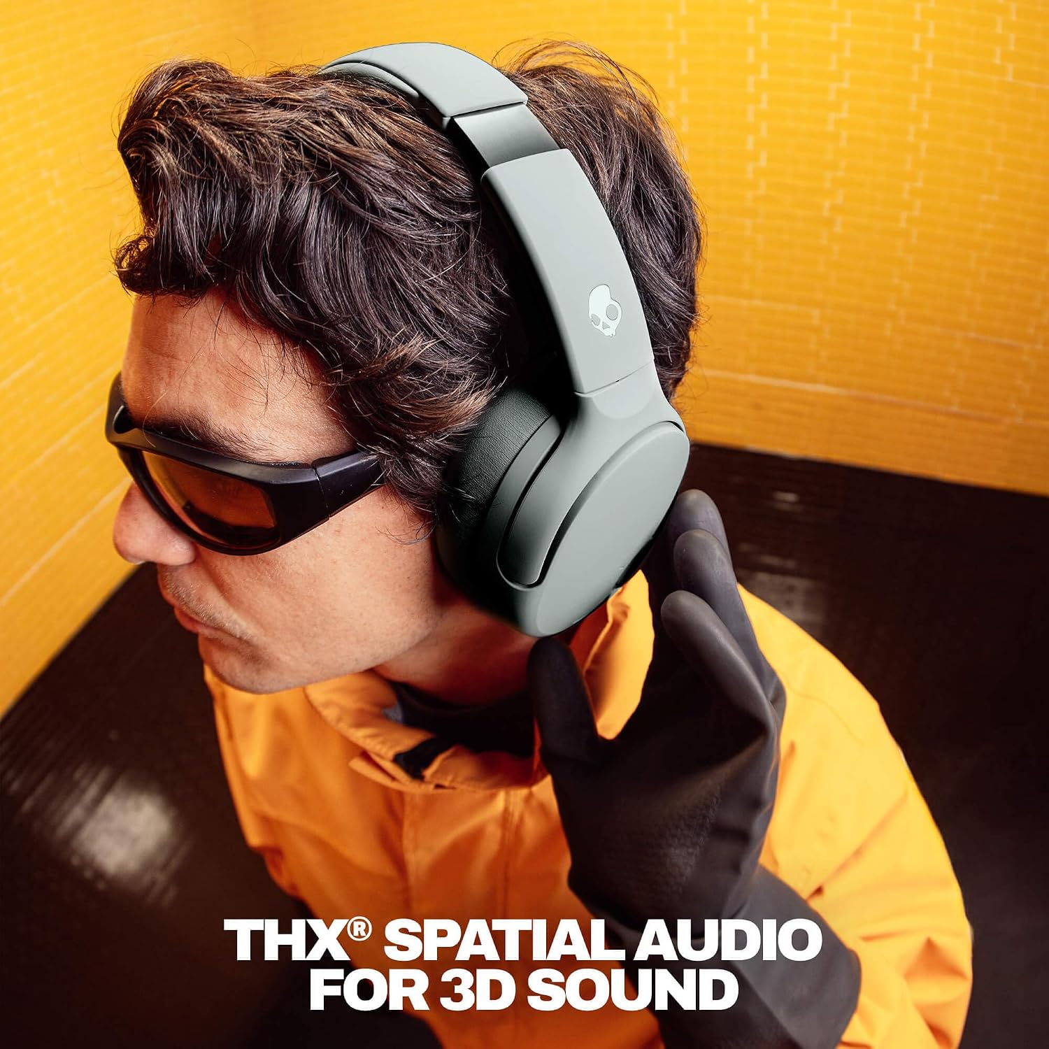Detalle de Skullcandy Crusher 720 Wireless Headphones, THX Spatial Audio, 65-Hour Battery