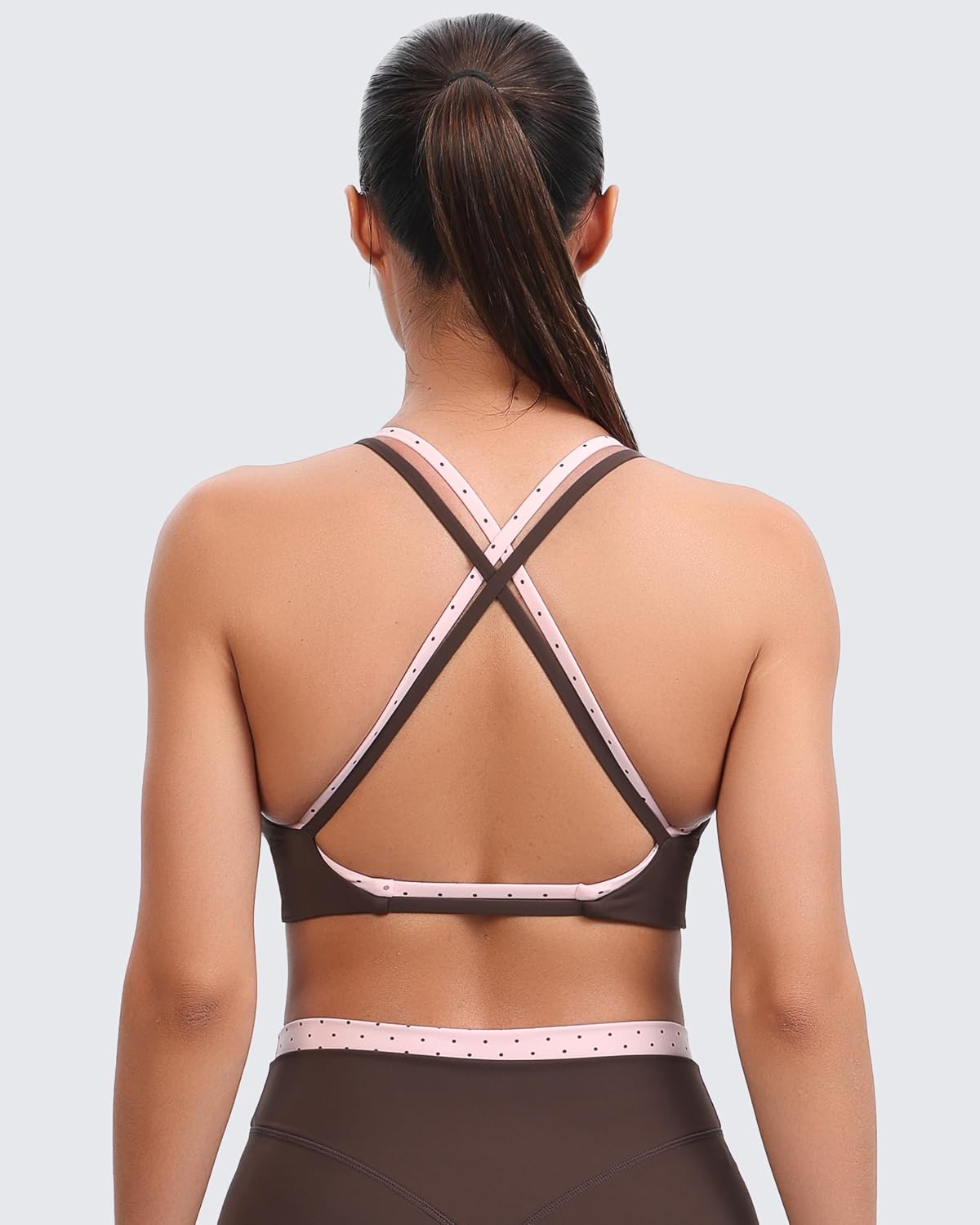 Thumbnail 3 de Aoxjox Women's Metamorph Sienna Twist Bra Yoga Crop Tank