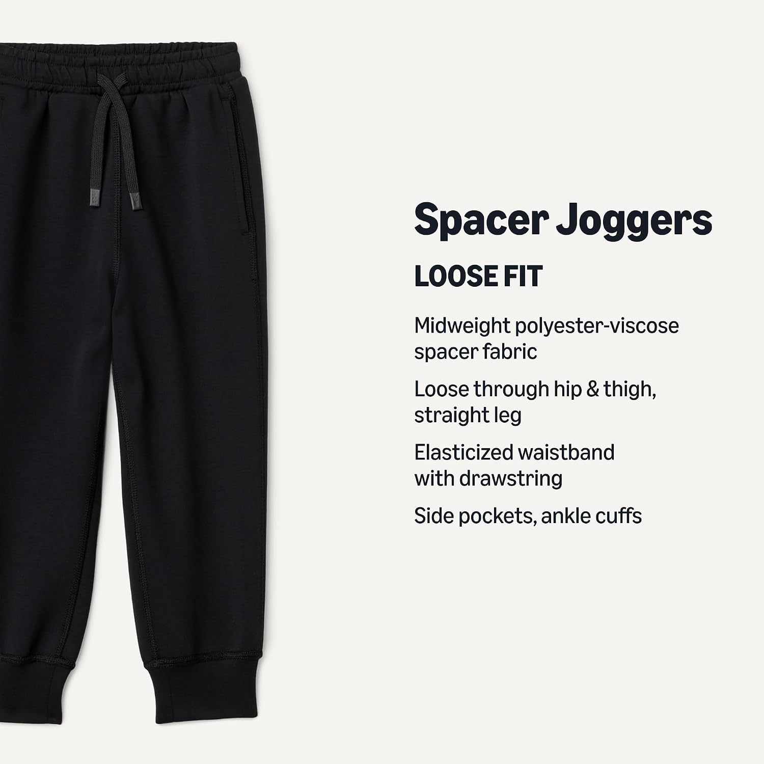 Detalle 2 de Amazon Essentials Boys' Athletic Regular Fit Jogger Sweatpants with Pockets