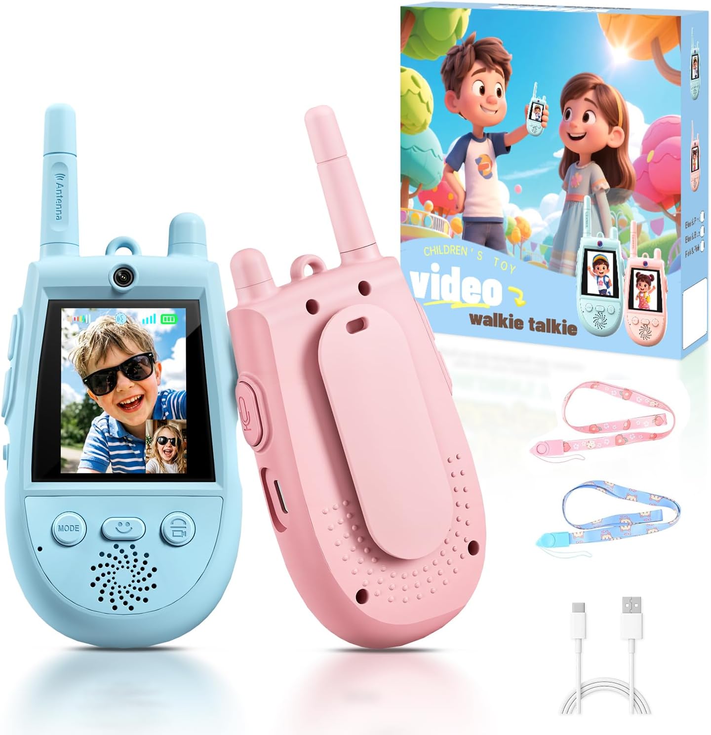 Detalle de Kids' Video Walkie-Talkies, 2-Pack