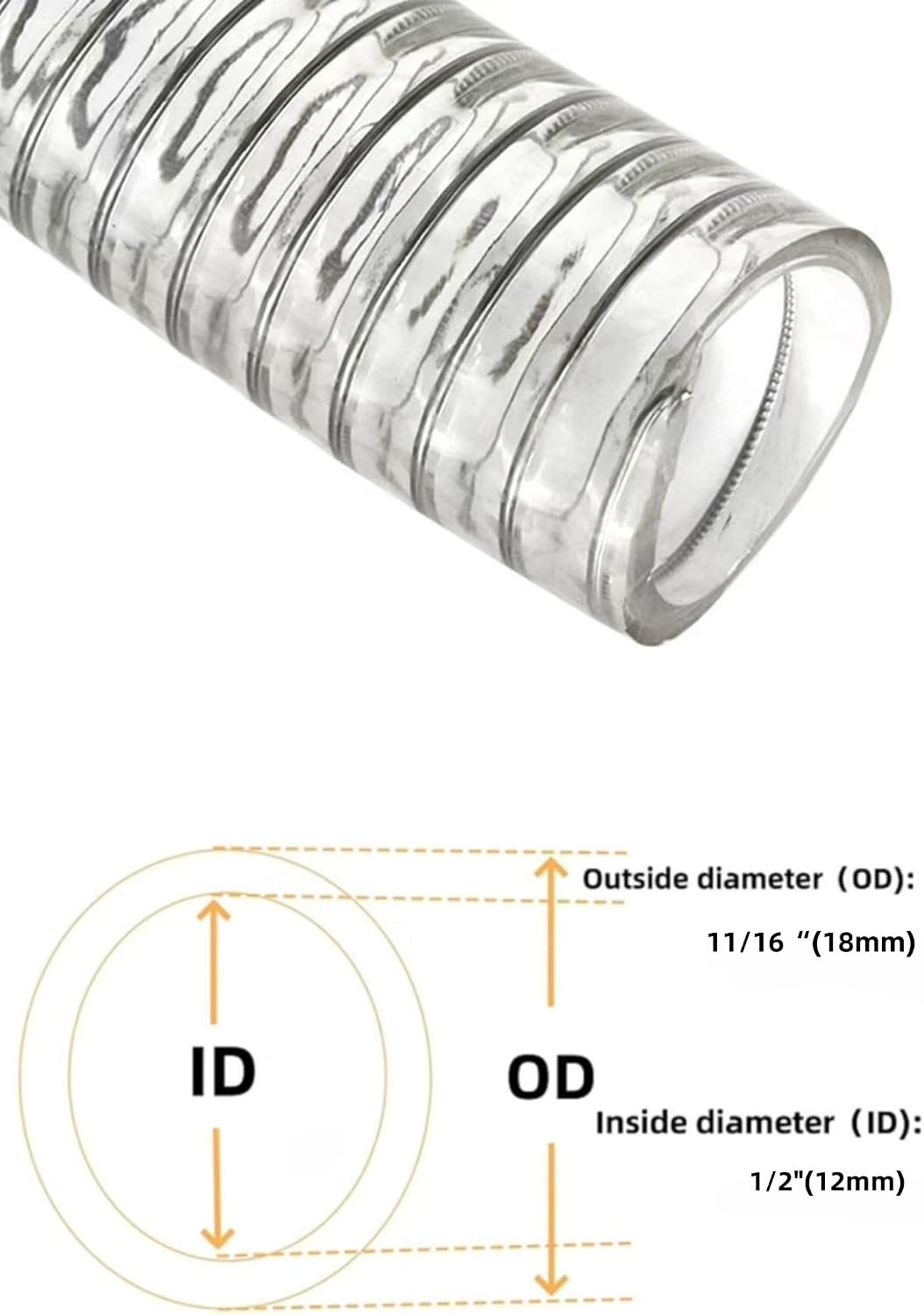 Detalle 2 de Wire-Reinforced PVC Hose 1/2-Inch ID
