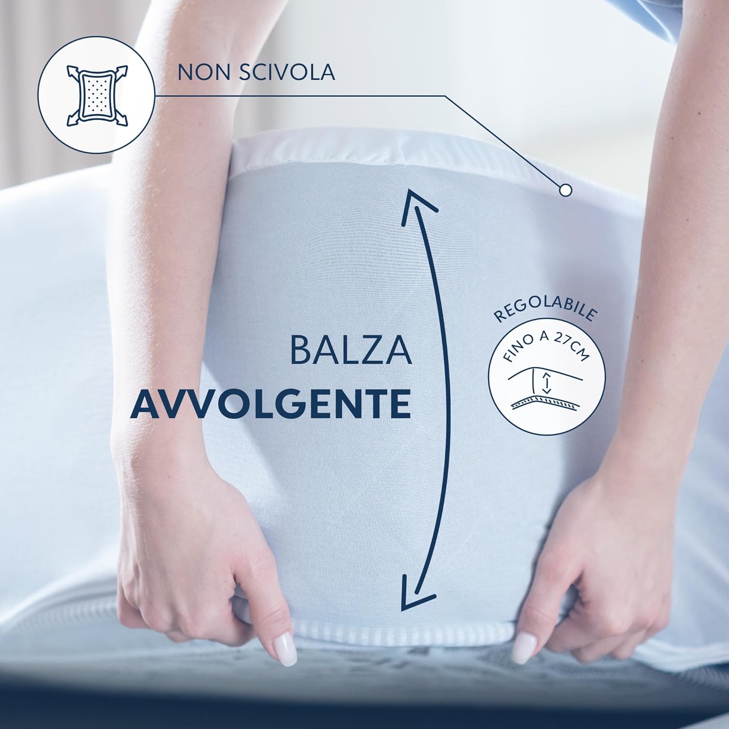 Thumbnail 3 de Dreamzie Coprimaterasso Matrimoniale impermeabile 160x200 cm