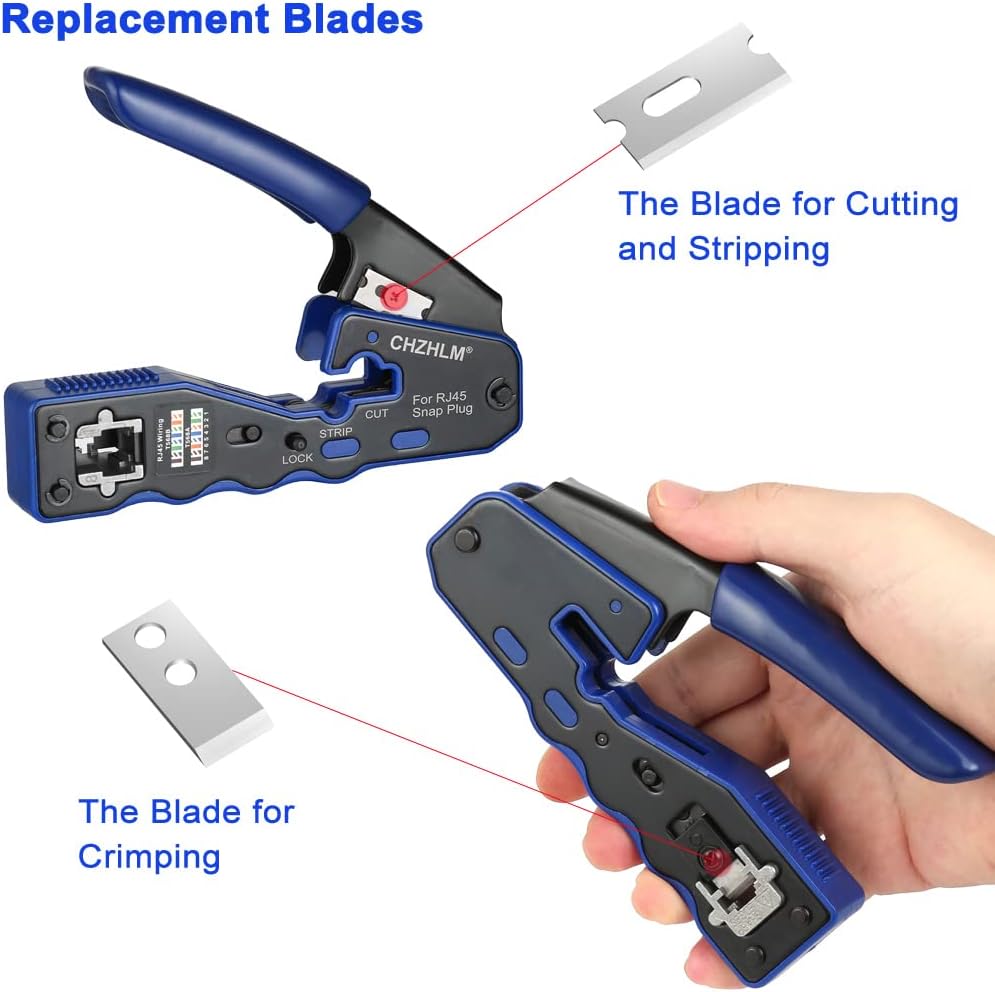 Thumbnail 5 de RJ45 Crimp Tool Pass Through with 50 Connectors