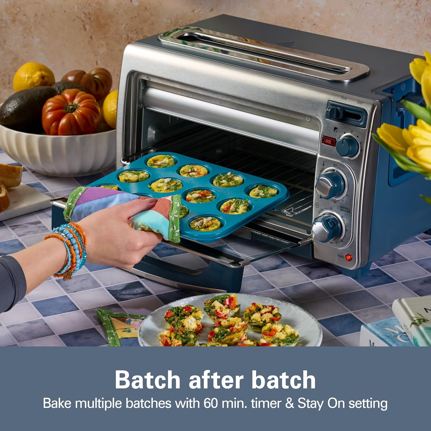 Detalle 1 de Hamilton Beach 2-in-1 Toaster Oven and Toaster 31158J