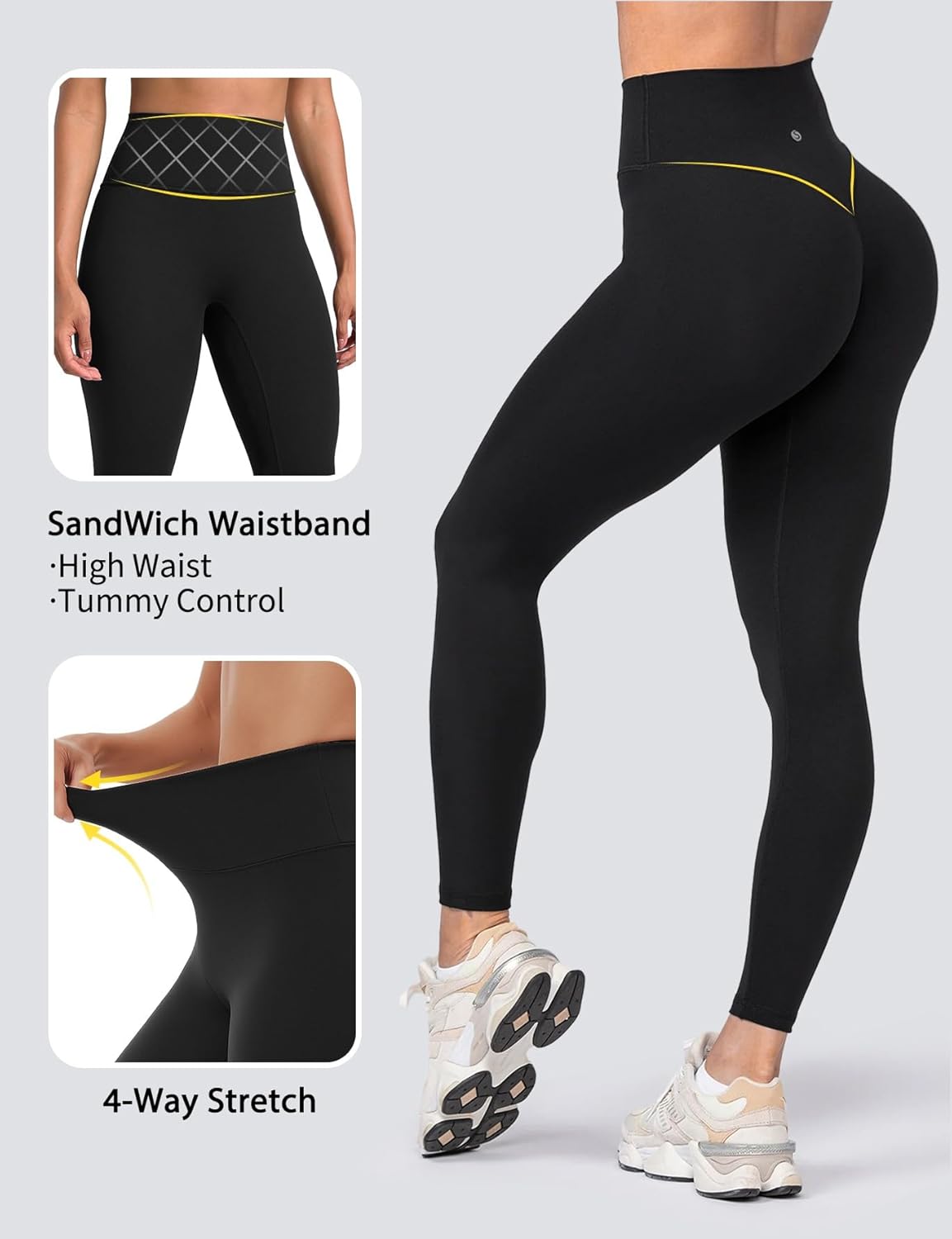 Thumbnail 4 de Women’s Yoga Leggings 25-inch High Waisted