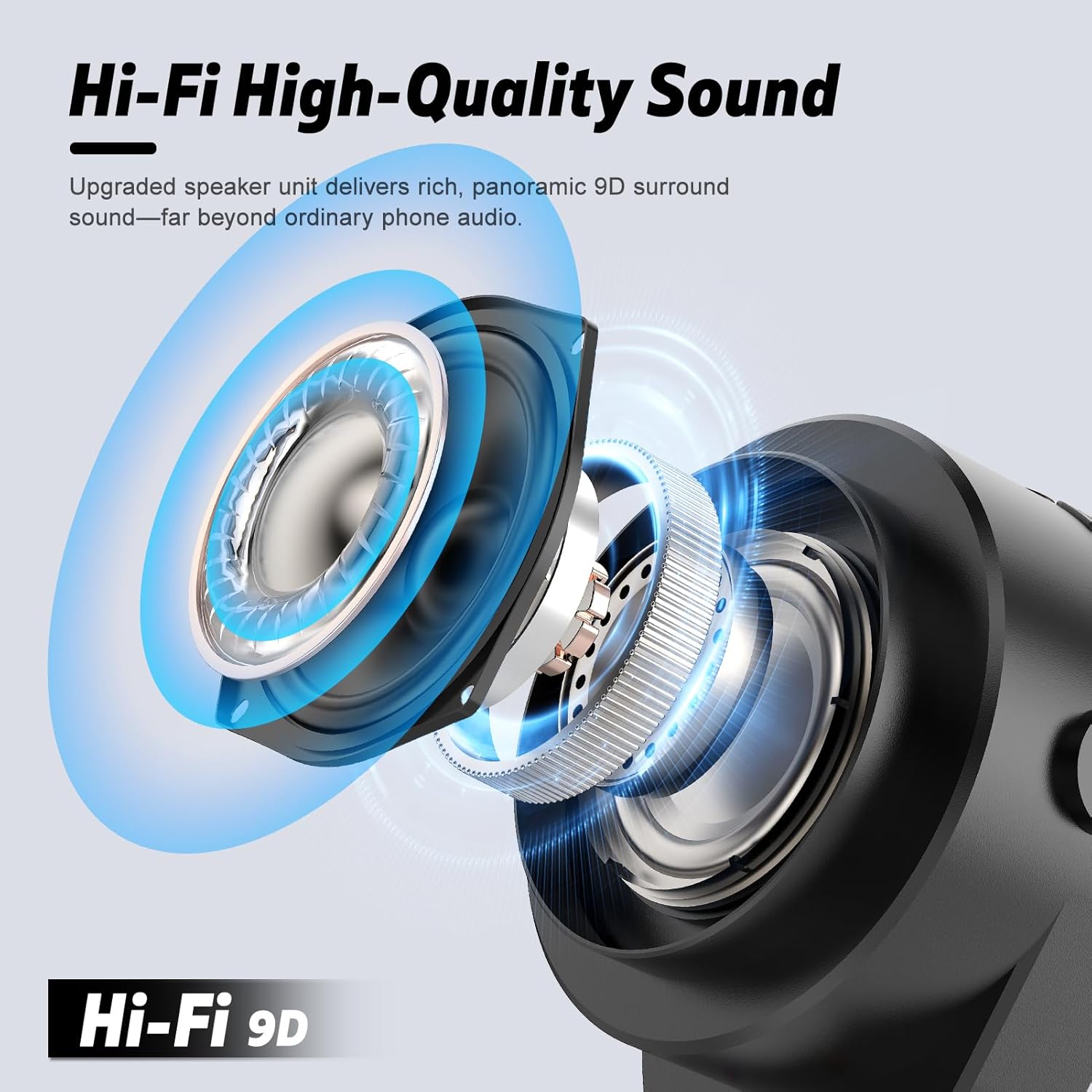Thumbnail 3 de Wireless Induction Audio Bluetooth Speaker with 4-in-1 Design (Black)