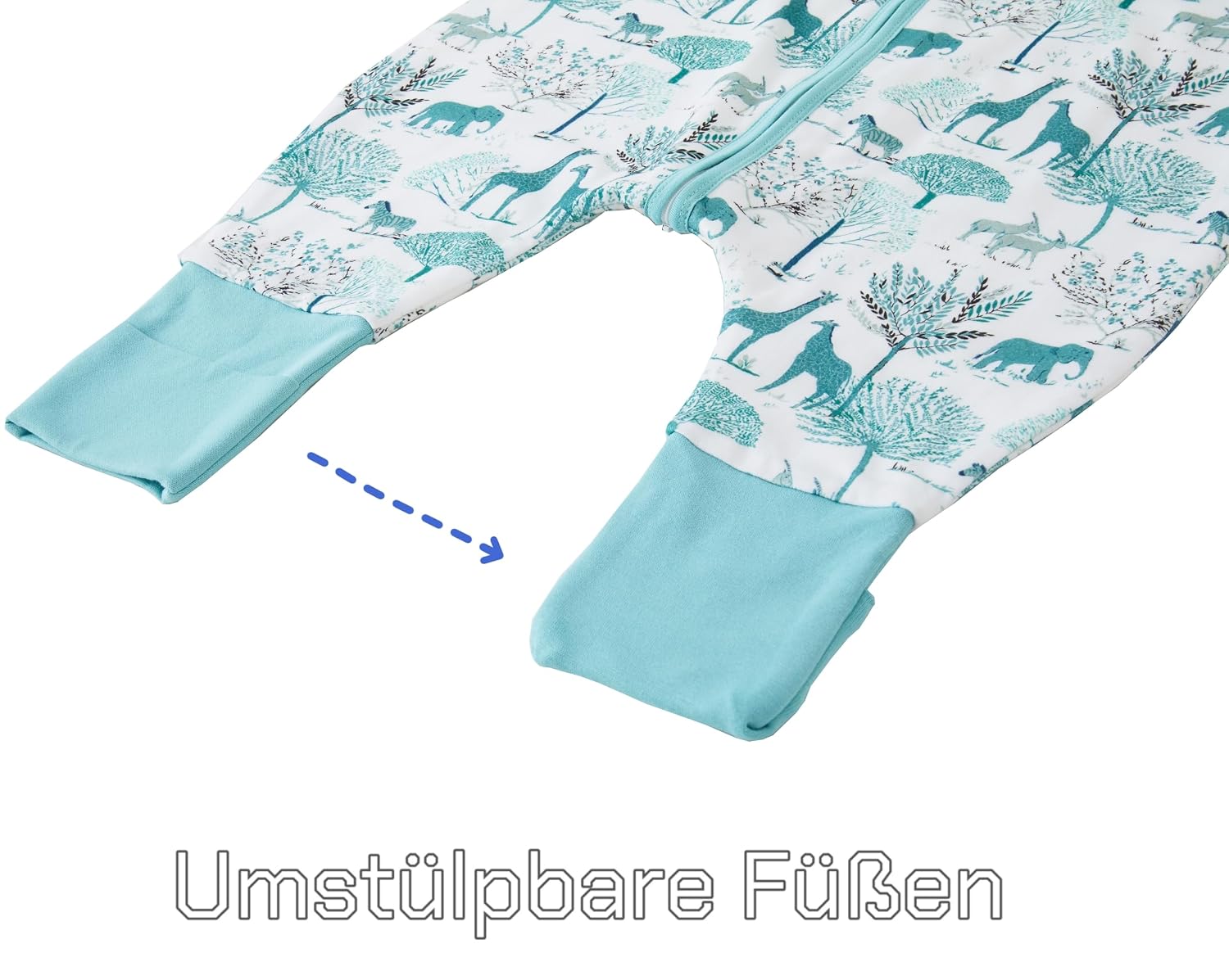 Detalle de Teechodina Baby Schlafsack 1,5 Tog, 2er Pack
