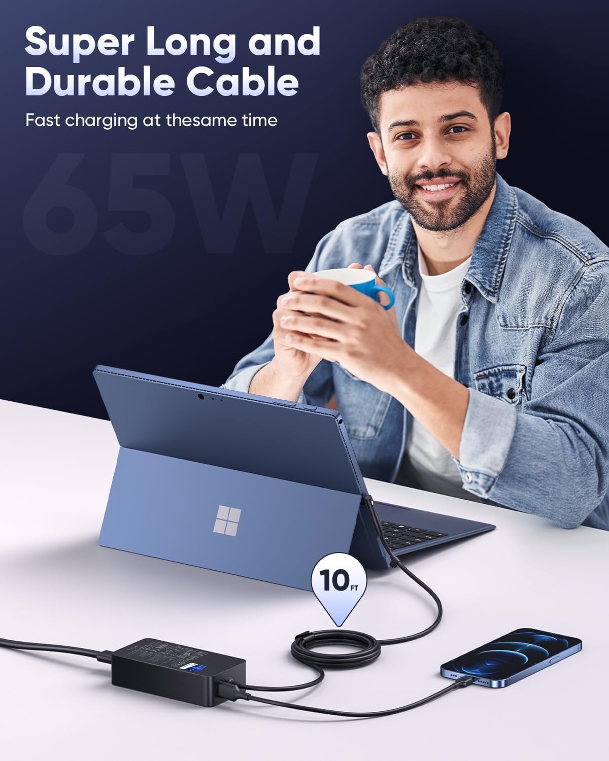 Thumbnail 6 de Surface Pro Charger 65W: a pragmatic choice for Microsoft Surface laptops and tablets