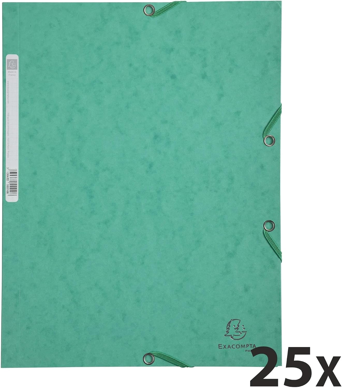 Thumbnail 6 de Exacompta 55503E — Chemises à élastiques vertes 24 x 32 cm, 25 pièces, format A4
