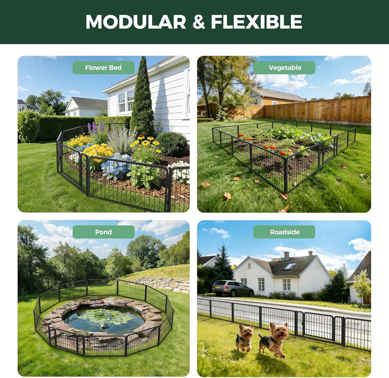 Thumbnail 4 de FXW Yard Garden Fence 29.3 ft heavy duty