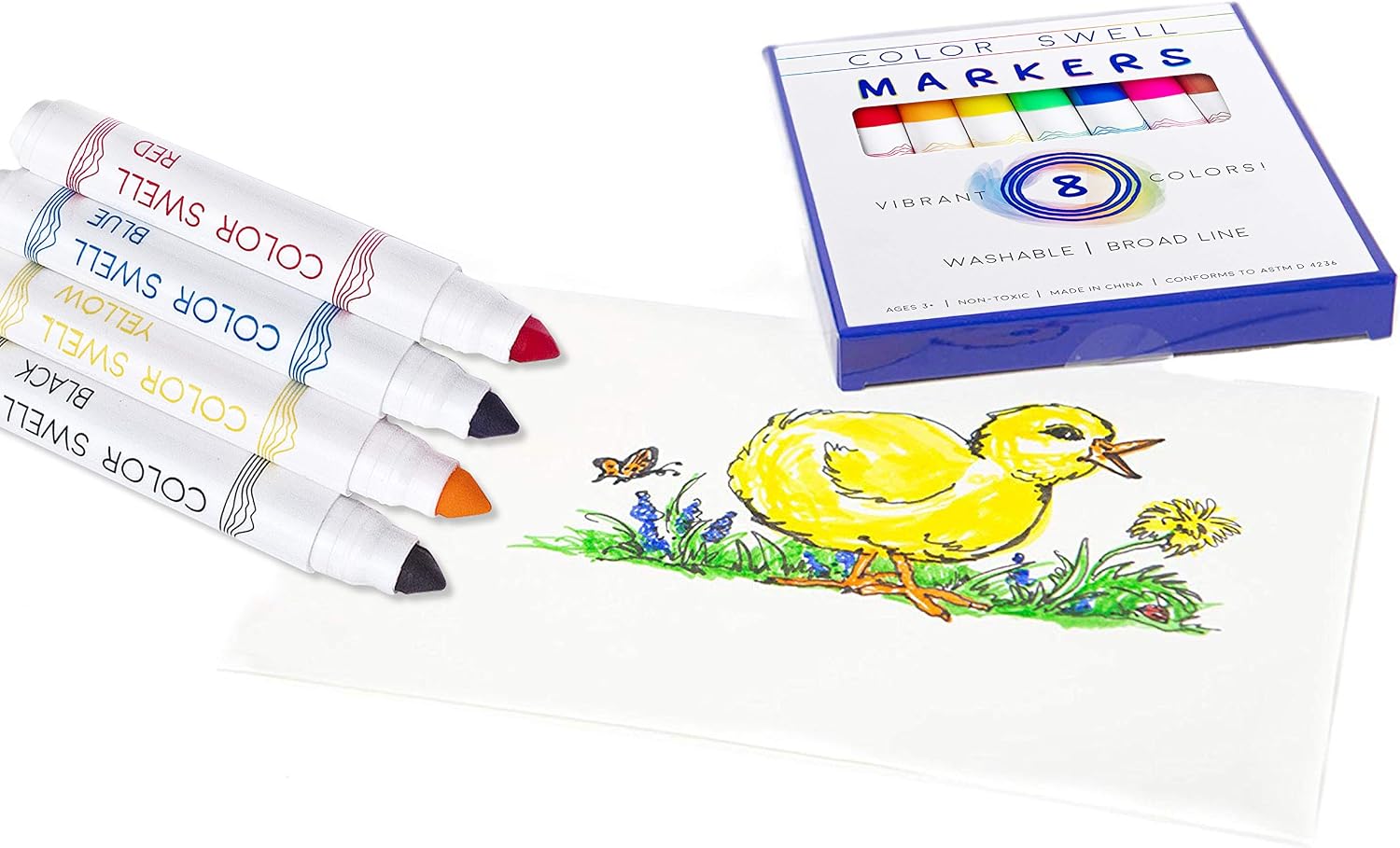Detalle 2 de Color Swell Broad-Line Markers, 8-Pack