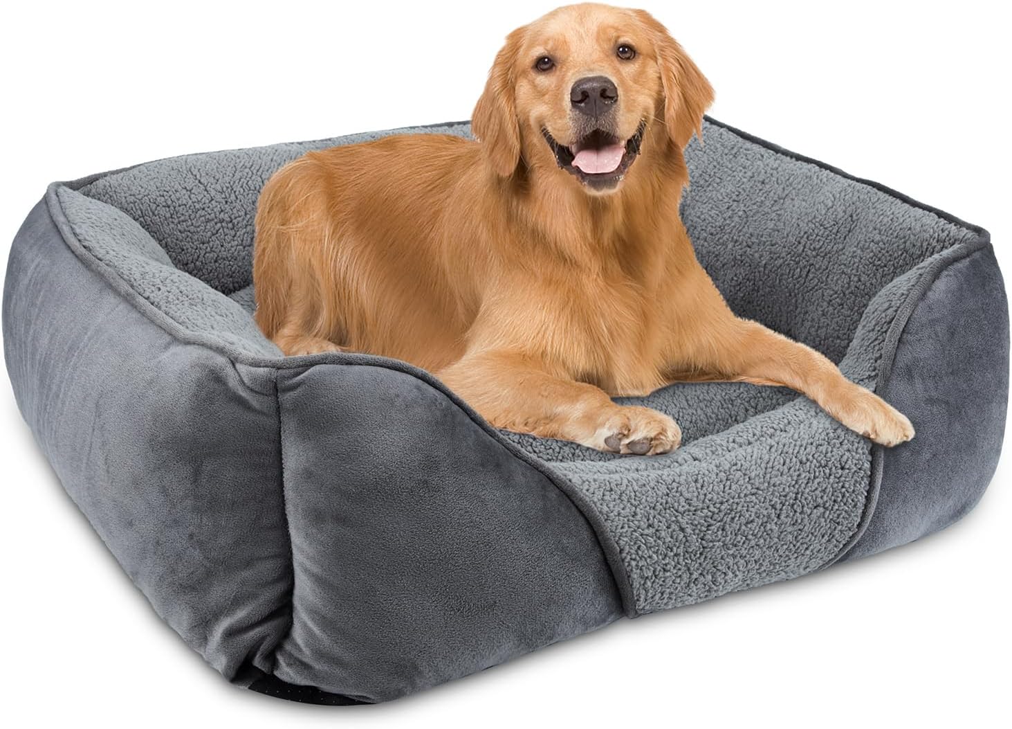 Detalle de MIXJOY Dog Bed XL 89×64×23 cm orthopedic pet bed
