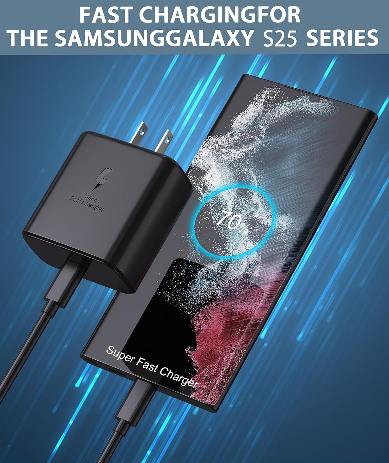 Thumbnail 2 de 45W Super Fast Charger USB-C 45W for Android Phones
