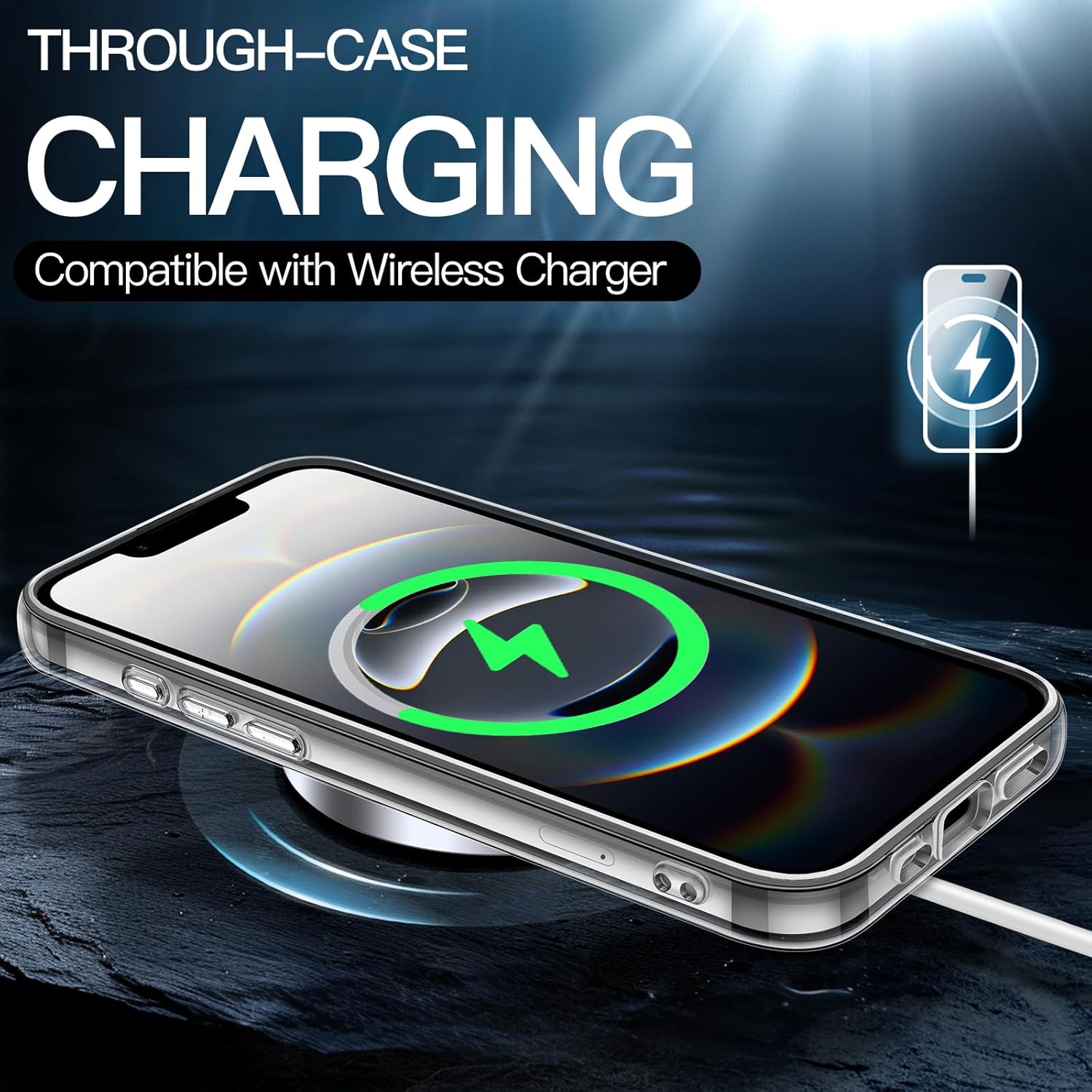 Thumbnail 4 de JETech Case for iPhone 17e/16e Clear