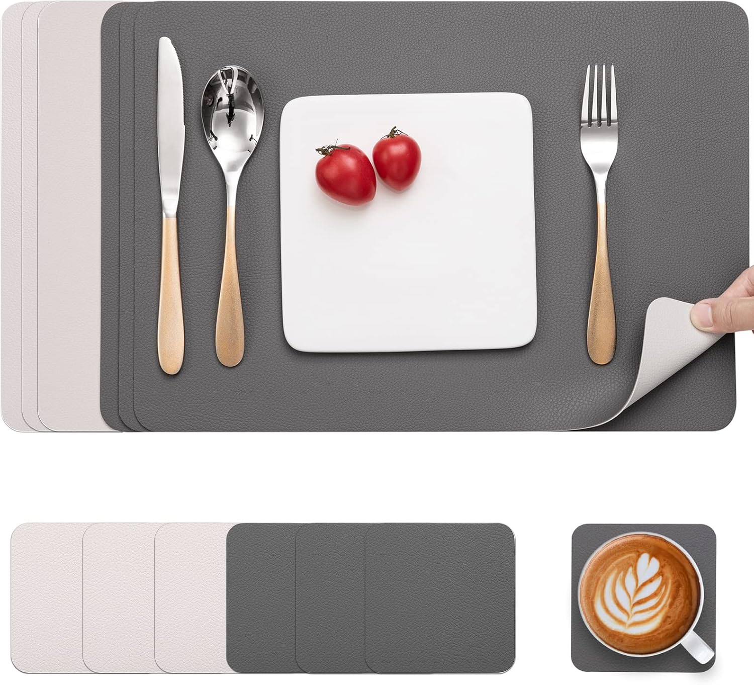 Myir JUN Tischsets Set mit 6, 30 x 43 cm