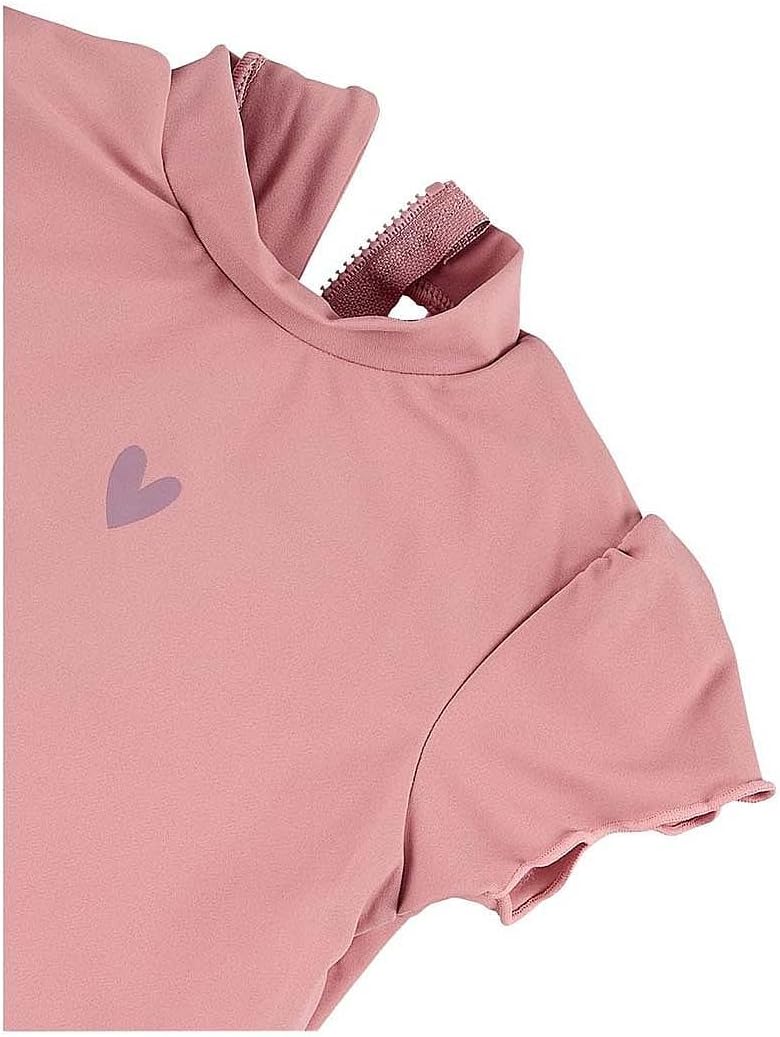 Detalle 1 de Sterntaler Badeshirt Kurzarm Herz Print – UV-Schutz 50+ für Mädchen